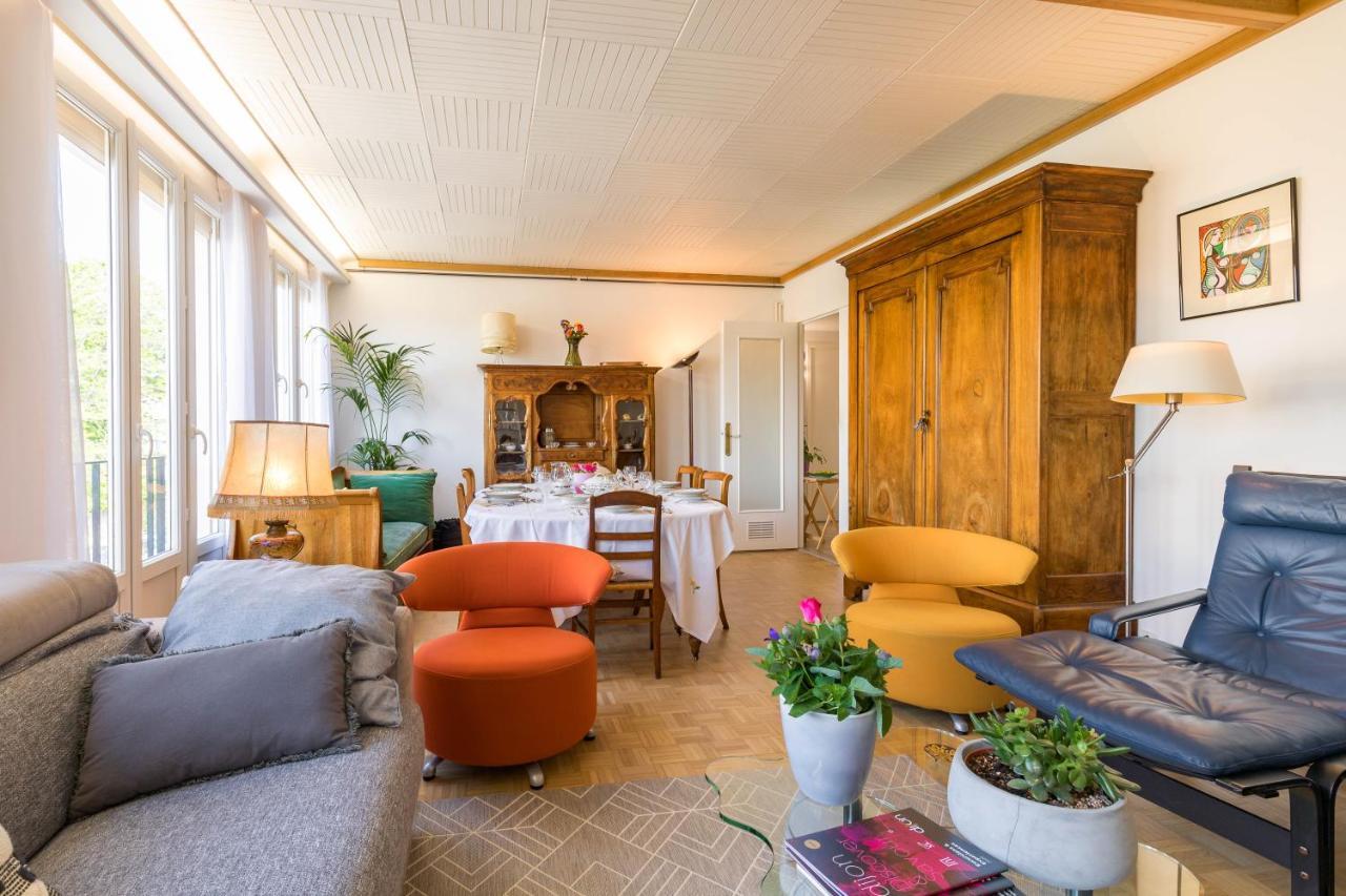 Appartement Climatise 100M2 7Mn Centre Ville Garage 5Pieces 5 Adultes Bebe Arrivee Autonome ディジョン エクステリア 写真