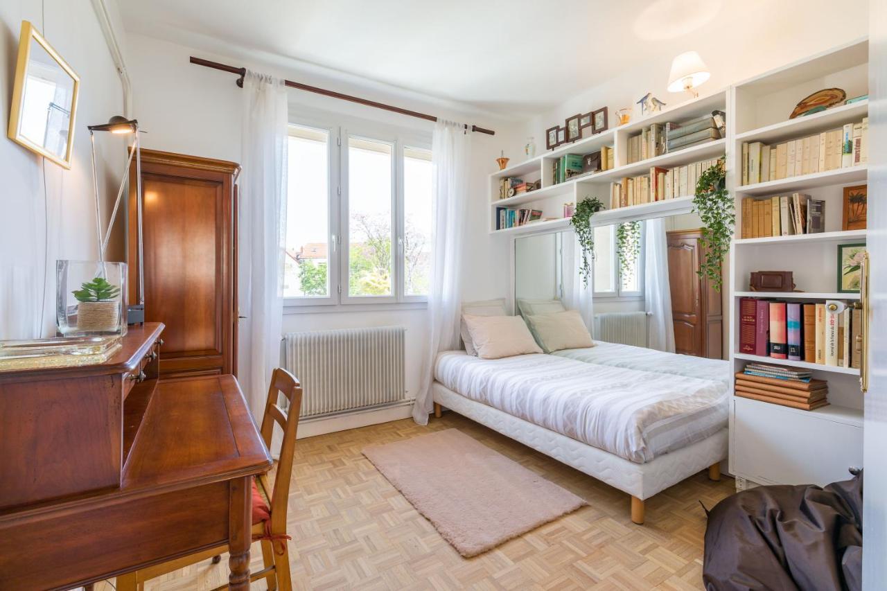 Appartement Climatise 100M2 7Mn Centre Ville Garage 5Pieces 5 Adultes Bebe Arrivee Autonome ディジョン エクステリア 写真