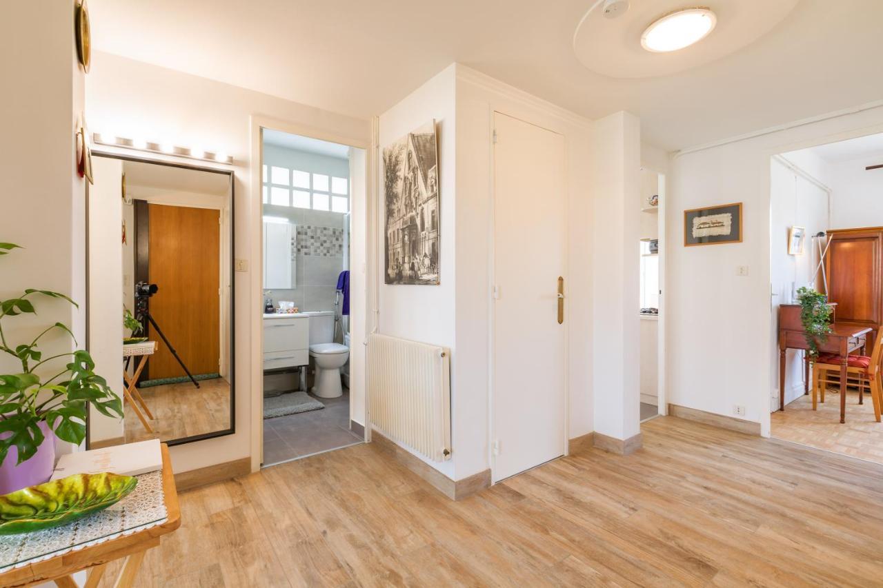 Appartement Climatise 100M2 7Mn Centre Ville Garage 5Pieces 5 Adultes Bebe Arrivee Autonome ディジョン エクステリア 写真
